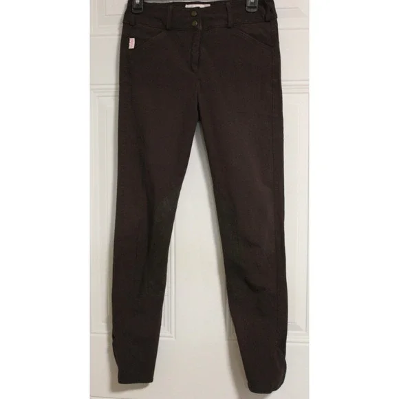 The Tailored Sportsman Women's Brown Equestrian Riding Breeches SZ 26 USA Made - Picture 2 of 11